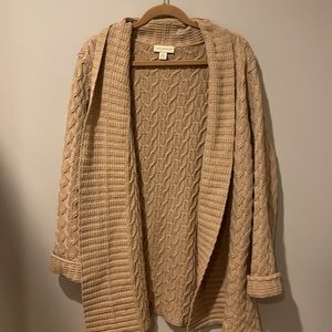 Womens sweater coat size xl